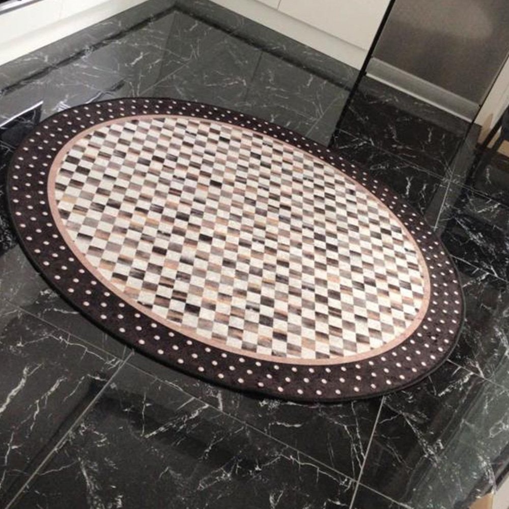 Redhome Hali Siyah Beyaz Dama Desenli Cocuk Halisi 130x180 Cm Trendyol