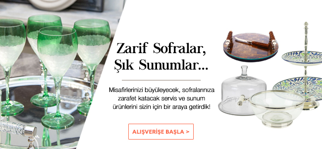 Zarif Sofralar, Şık Sunumlar